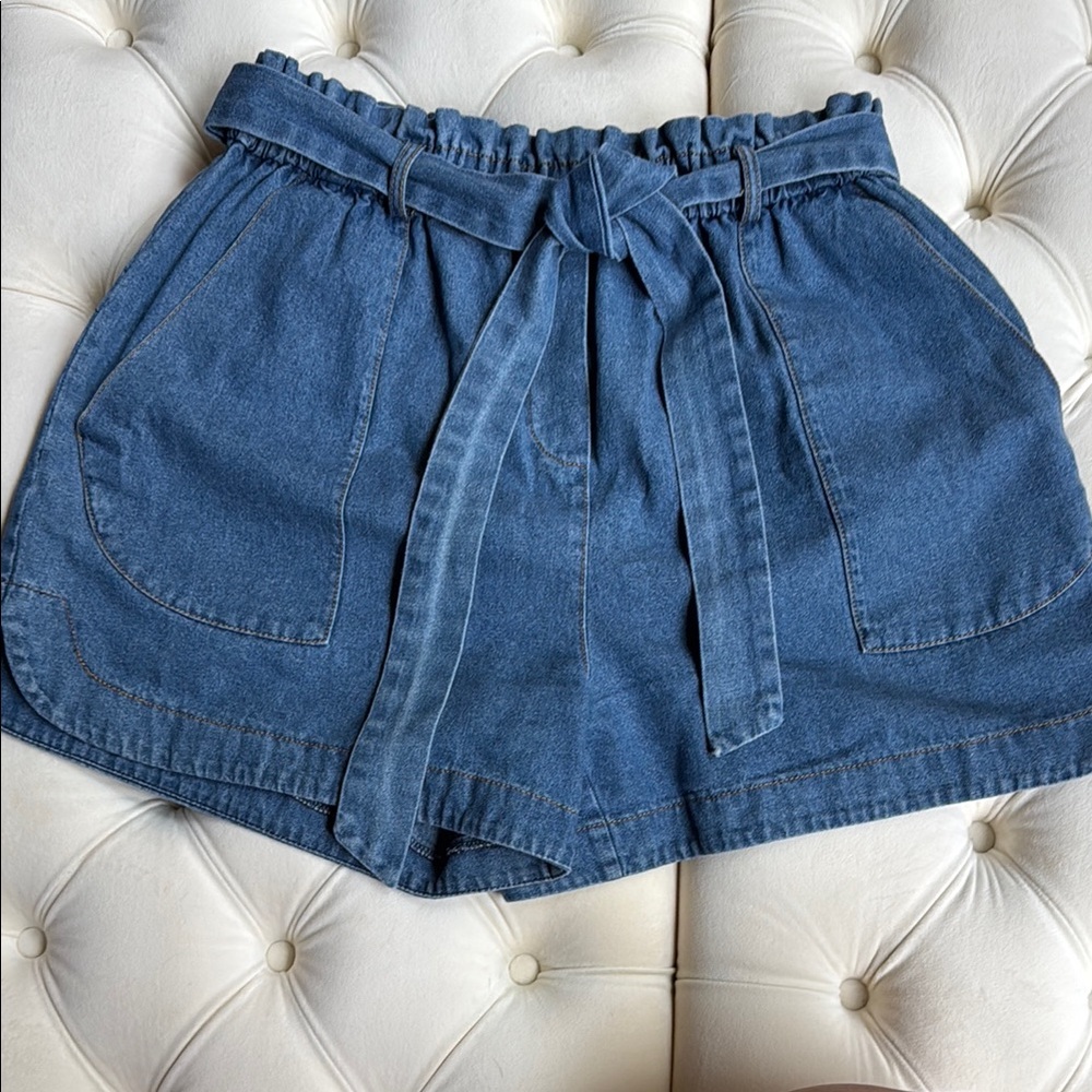 Denim Blue Women's Shorts